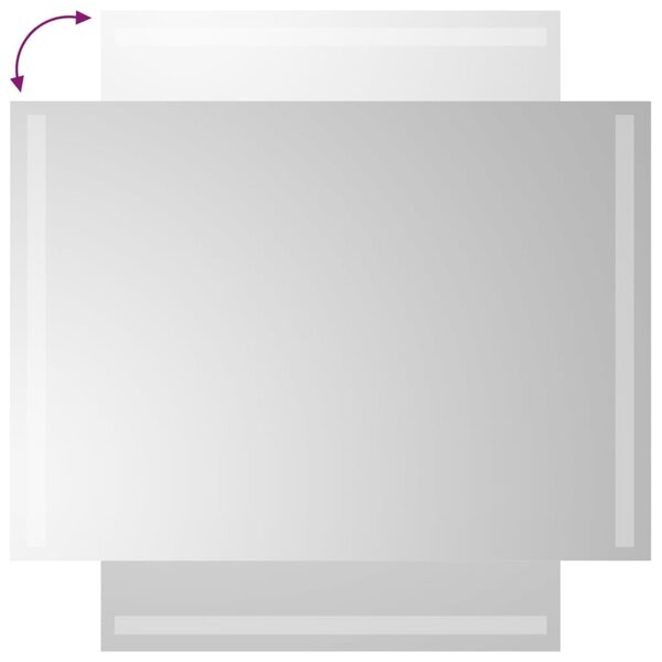Koupelnové zrcadlo s LED osvětlením 50x70 cm 3154063