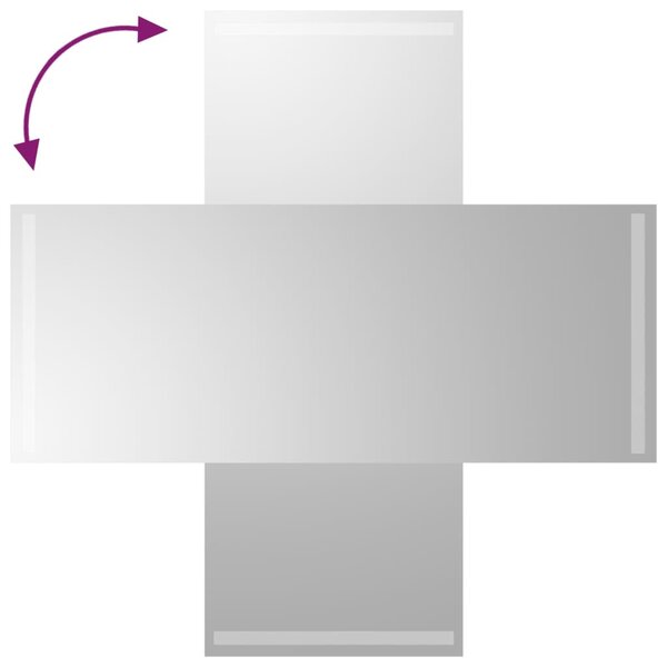 Koupelnové zrcadlo s LED osvětlením 40x100 cm 3154070