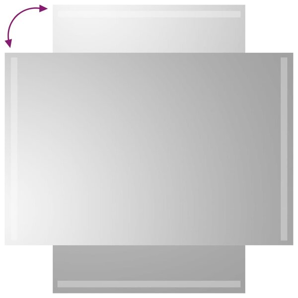 Koupelnové zrcadlo s LED osvětlením 60x90 cm 3154069