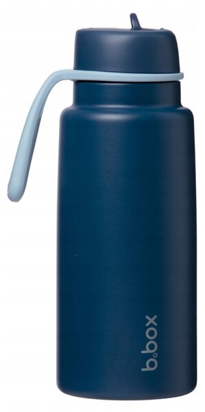 B.box Nerezová termolahev s brčkem 1l - midnight
