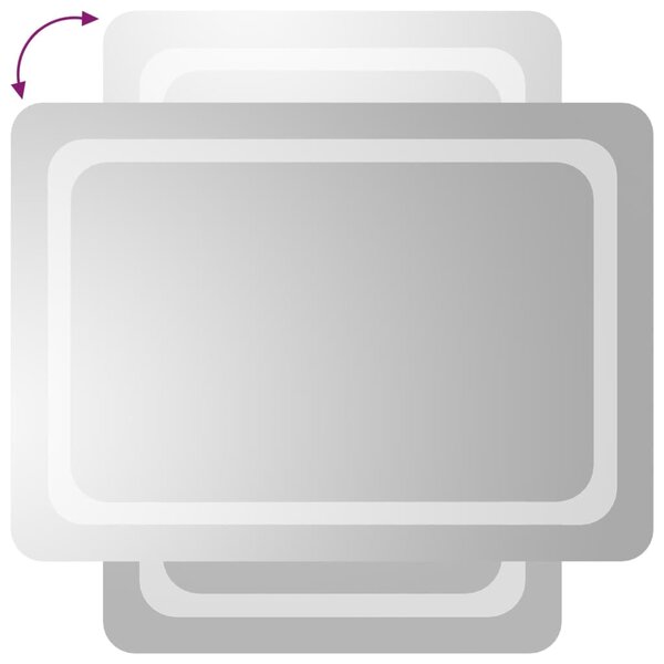 Koupelnové zrcadlo s LED osvětlením 50x70 cm 3154093