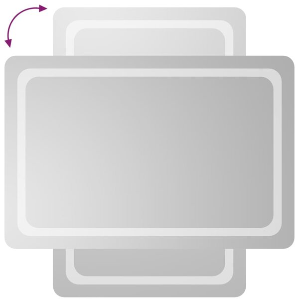 Koupelnové zrcadlo s LED osvětlením 60x90 cm 3154099