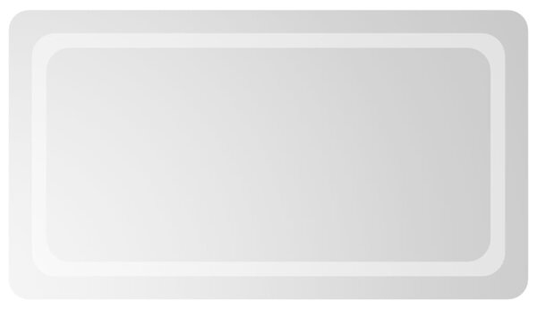 Koupelnové zrcadlo s LED osvětlením 50 x 90 cm 3154098