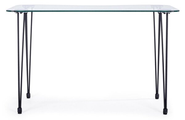 Pracovní stůl se skleněnou deskou 60x120 cm Rondo – Bizzotto