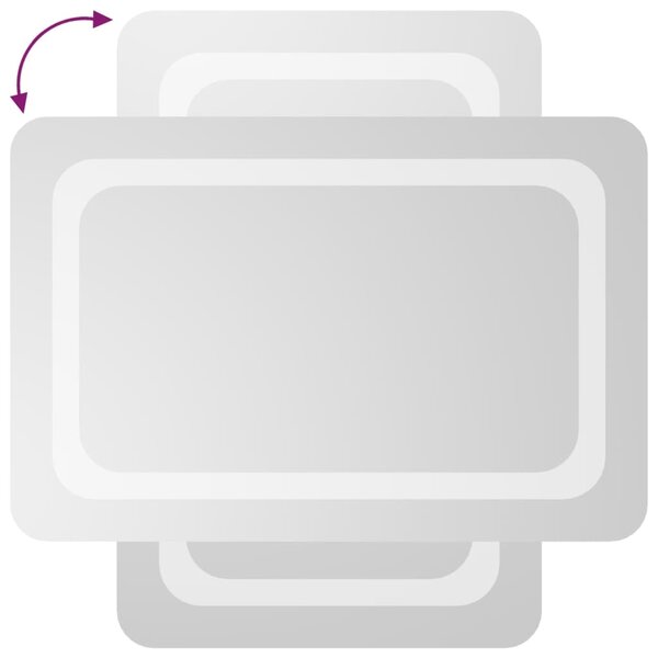 Koupelnové zrcadlo s LED osvětlením 40x60 cm 3154091