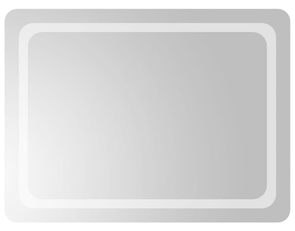 Koupelnové zrcadlo s LED osvětlením 60 x 80 cm 3154096