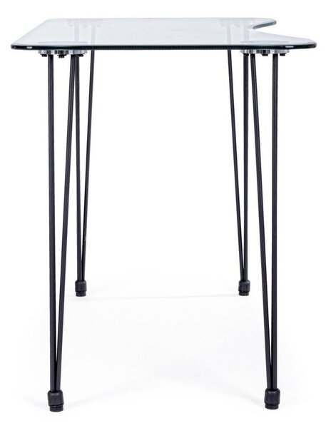 Pracovní stůl se skleněnou deskou 60x120 cm Rondo – Bizzotto