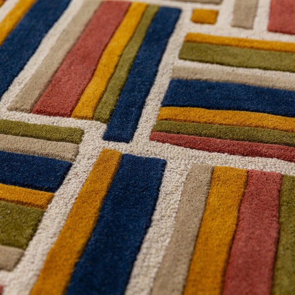 Ručně tkaný vlněný koberec 140x200 cm Lattice Shaped – Flair Rugs
