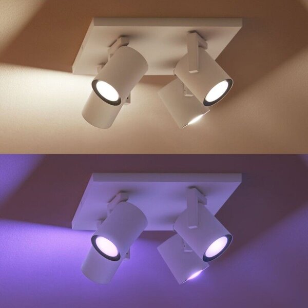 50624/31/P7 Hue WACA Argenta bodové LED svítidlo 4x GU10 5,7W 350lm 2000-6500K RGB IP20 bílé