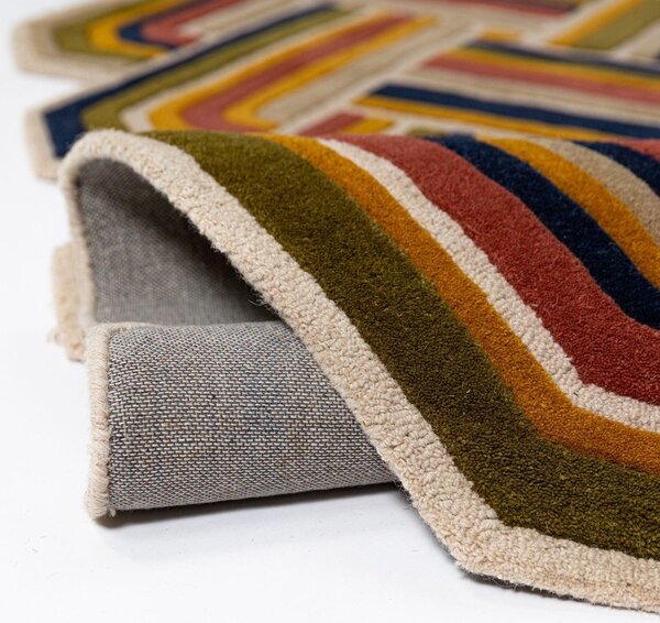 Ručně tkaný vlněný koberec 140x200 cm Lattice Shaped – Flair Rugs