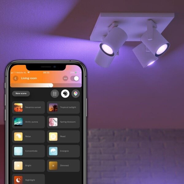 50624/31/P7 Hue WACA Argenta bodové LED svítidlo 4x GU10 5,7W 350lm 2000-6500K RGB IP20 bílé