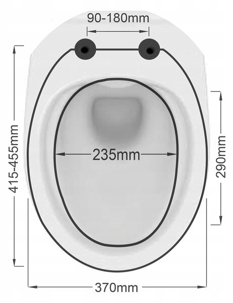 Spirella Harry WC sedátko s pomalým sklápěním