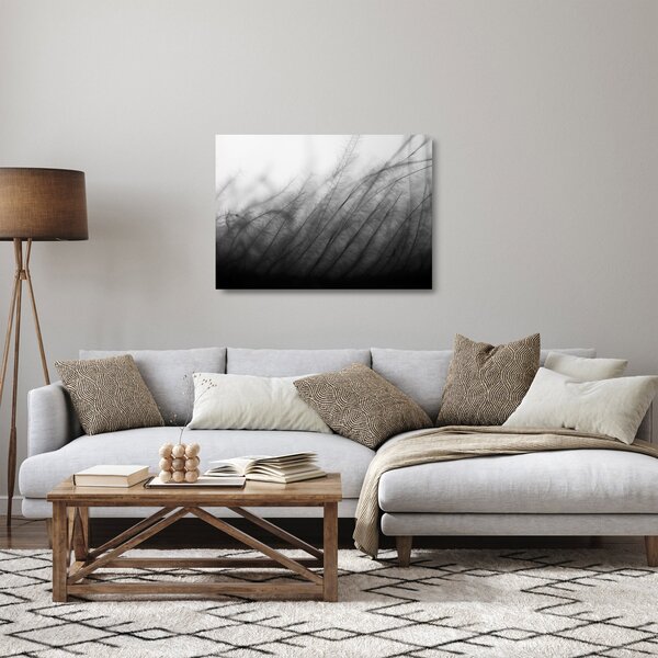 Skleněný obraz - Tráva ve větru (70x50 cm)