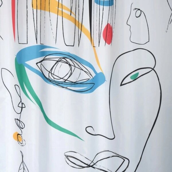 Textilní sprchový Závěs Spirella 180 x 200 cm