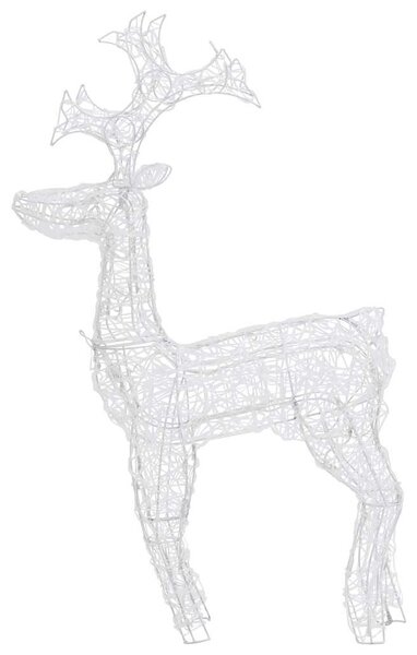 Vánoční sobi 2 ks 60 x 16 x 100 cm akryl 3154369