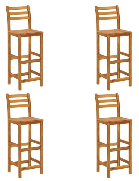 5dílný zahradní barový set masivní akáciové dřevo 3154383