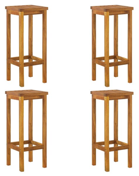 5dílný zahradní barový set masivní akáciové dřevo 3154385