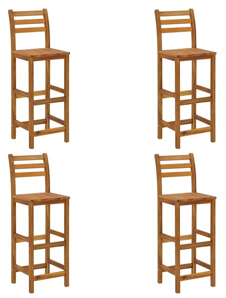 5dílný zahradní barový set masivní akáciové dřevo 3154396