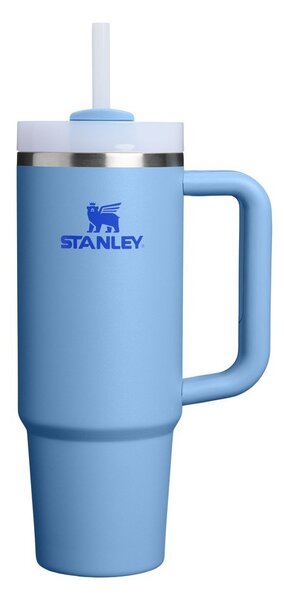 Modrá termoska s brčkem z nerezové oceli 890 ml Quencher H2.O FlowState™ Tumbler Blue Sky – Stanley
