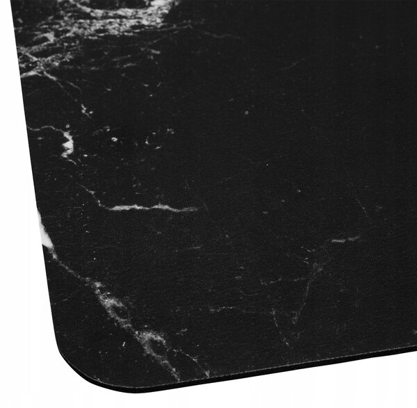 DIATOMITOVÁ KOUPELNOVÁ PODLOŽKA 75 X 45 CM PROTISKLUZOVÁ KAMENNÁ ČERNÁ