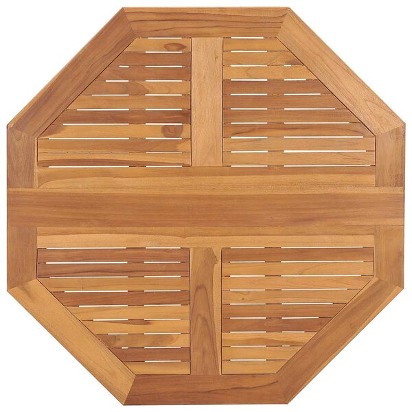 Skládací zahradní jídelní stůl 90 x 90 x 75 cm masivní teak 315447
