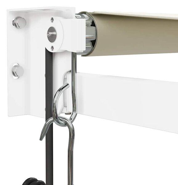 Automatická zatahovací markýza krémová 4 x 3 m 3154478