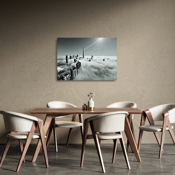 Skleněný obraz - Mrakodrapy v Dubai (70x50 cm)
