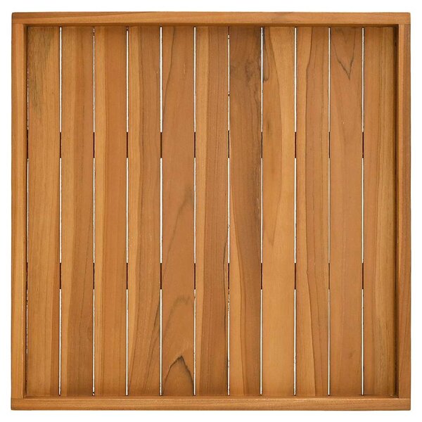 Servírovací podnos 60 x 60 cm masivní teakové dřevo 315458