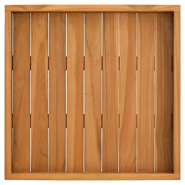 Servírovací podnos 50 x 50 cm masivní teakové dřevo 315457