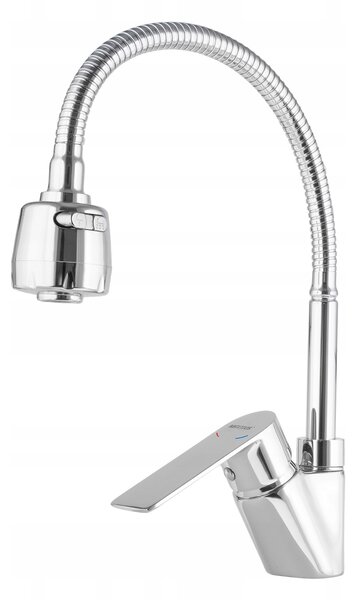 Kuchyňská baterie stojánková Mixxus PREMIUM stříbrná