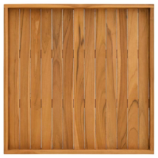 Servírovací podnos 70 x 70 cm masivní teakové dřevo 315459