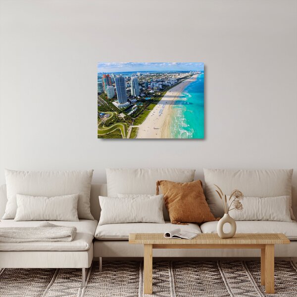 Skleněný obraz - Miami, Florida (70x50 cm)
