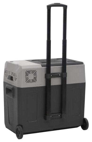 Chladicí box s kolečky a adaptérem černý a šedý 30 l PP 3154635