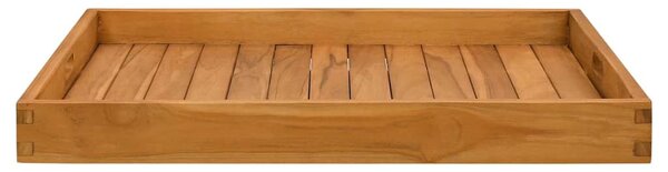 Servírovací podnos 70 x 70 cm masivní teakové dřevo 315459