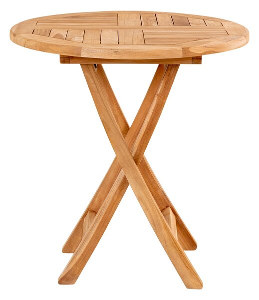 Designový zahradní kulatý stůl Mekhi 70 cm teak