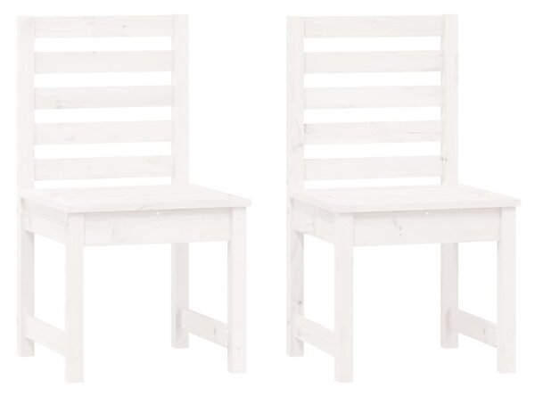 3dílný zahradní bistro set bílý masivní borové dřevo 3154672