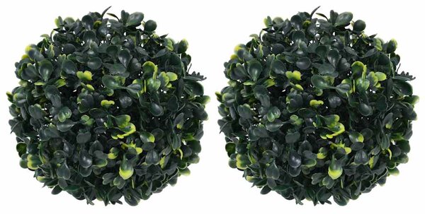 Umělé buxus koule 2 ks 22 cm 315468
