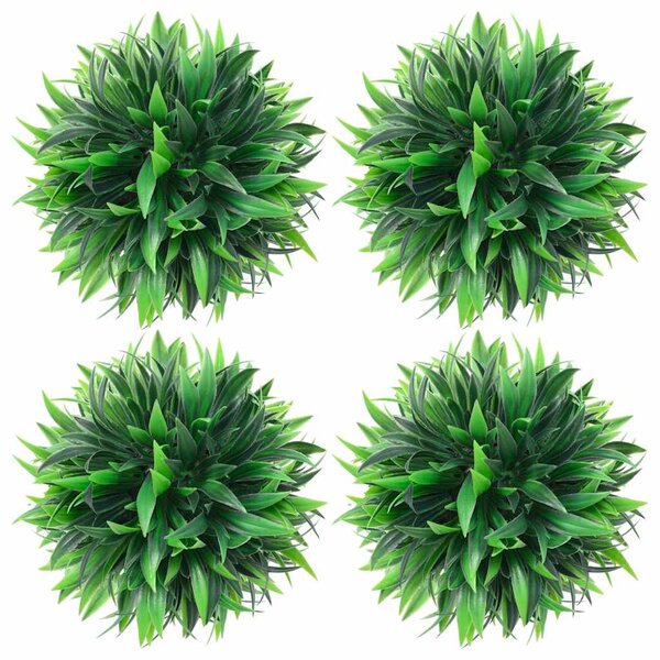 Umělé buxus koule 4 ks 15 cm 315471