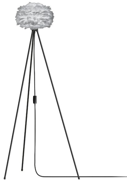 Umage Světle šedé závěsné světlo Eos Mini z pravých husích per Ø 35 cm
