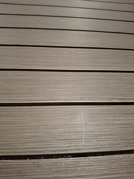 Doppler EXPERT WOOD Plus - zahradní rozkládací hliníkový stůl 150/210 x 90 x 75,5 cm - Zboží s drobnou vadou (N640)