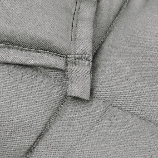Zátěžová deka šedá 200 x 220 cm 9 kg textil 3154785