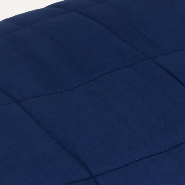 Zátěžová deka modrá 122 x 183 cm 5 kg textil 3154793