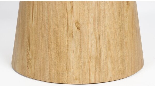 Kulatý jídelní stůl s deskou z kamene ø 115 cm Almira – White Label