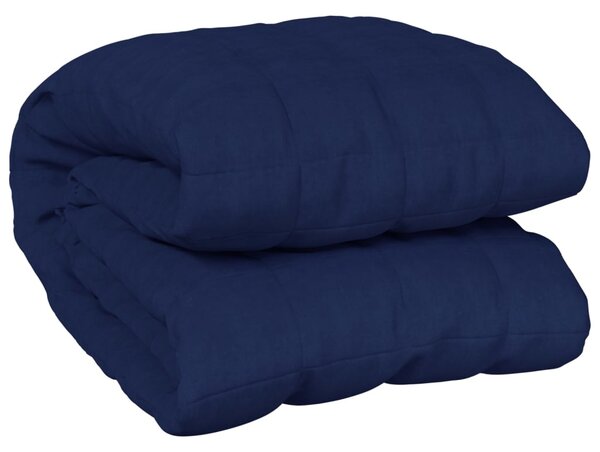 Zátěžová deka modrá 122 x 183 cm 5 kg textil 3154793