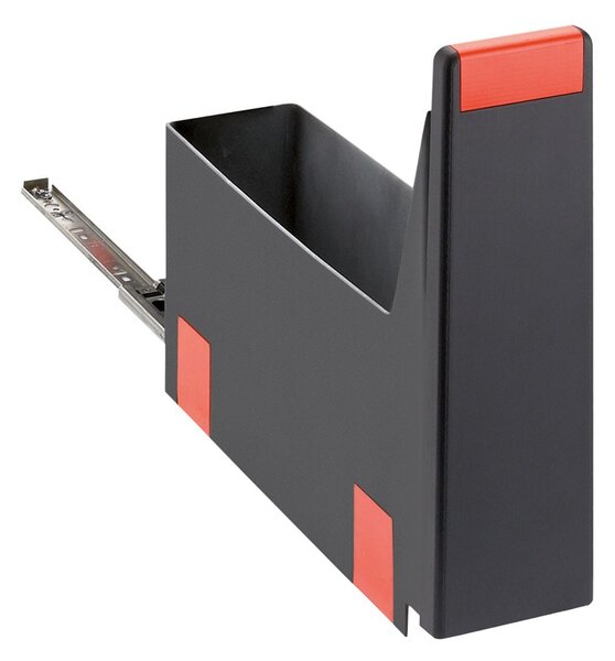 Franke Cube odpadkové koše 4.5 l černá-červená 134.0039.317