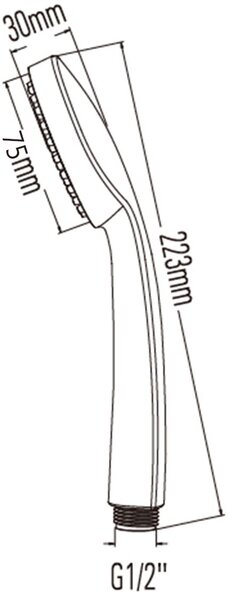 Sapho sprchová hlavice chrom 1204-42