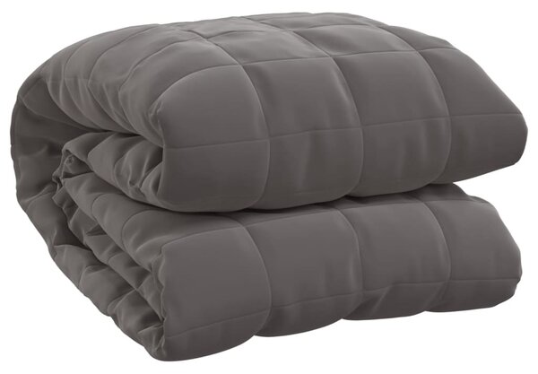 Zátěžová deka šedá 122 x 183 cm 5 kg textil 3154829