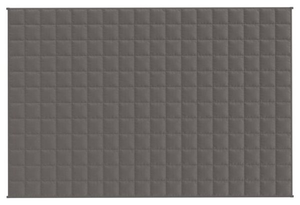 Zátěžová deka šedá 122 x 183 cm 5 kg textil 3154829