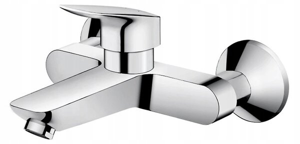 Nástěnná umyvadlová baterie Hansgrohe Logis stříbrná