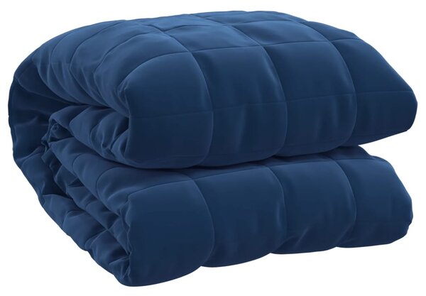 Zátěžová deka modrá 122 x 183 cm 5 kg textil 3154847